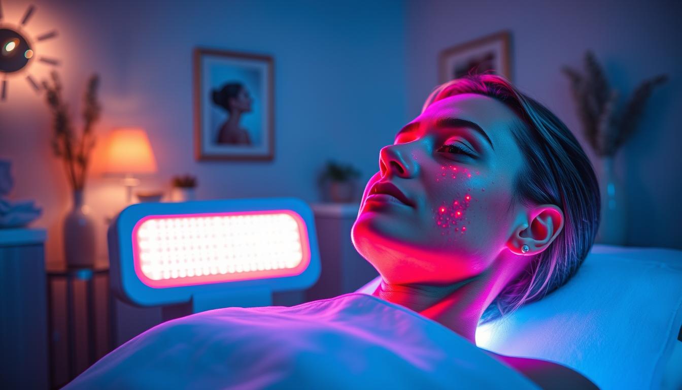 red light therapy for acne scars